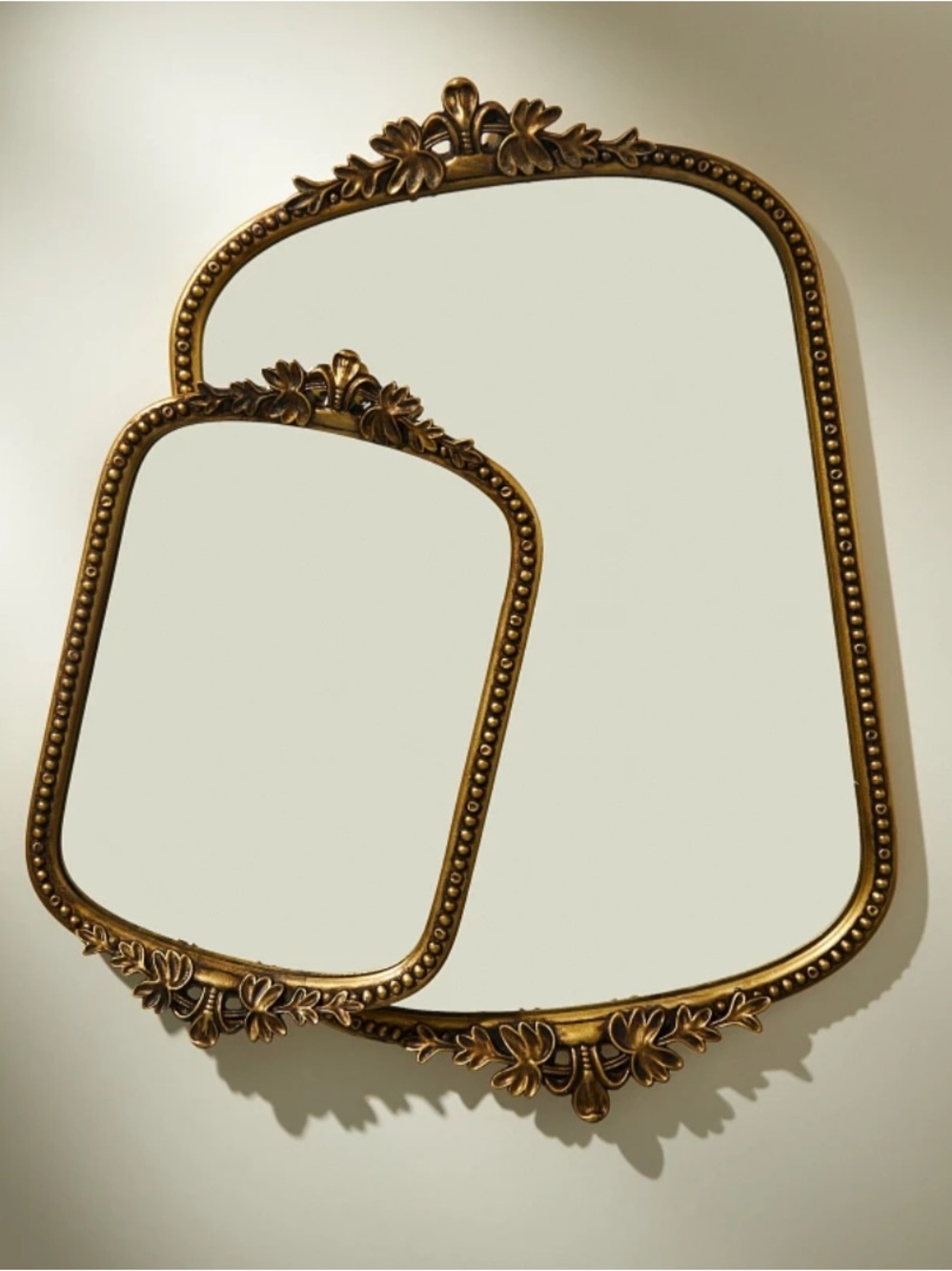 Anthropologie Gleaming Primrose Vanity Mirrored Tray
